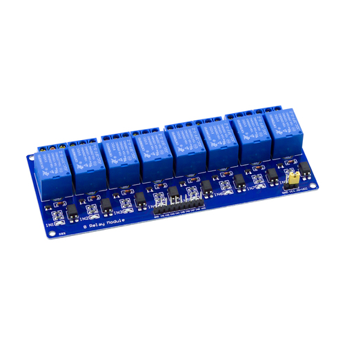 1-4-32 دائره ريلاي 8 خط 8 Channel 5V Relay Module - Image 1