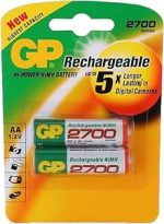 GP rechargeable batteries AA 1.2V 2700 mAh