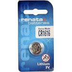Renata Coin Cell Battery CR1616 3V Lithium