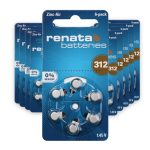 Renata Size 312 Hearing Aid Batteries1.45volt - 6 Pack - Image 2