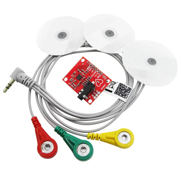 ECG_Module_AD8232_Heart_Rate__Pulse__Sensor ECG MODULE AD8232 Heart Rate (Pulse) Sensor kit - Image 1