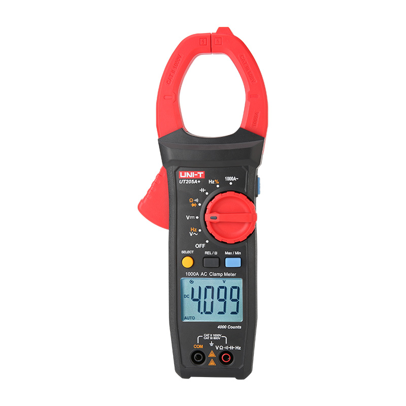 UT205A_1 UNI-T UT205A+ 1000A AC Clamp Meter - Image 1
