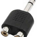 2RCA TO 6.5MM JACK