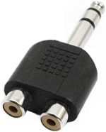 2RCA TO 6.5MM JACK