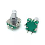 EC11 Rotary Encoder With Push Button Switch 5pin 12mm D-Shaft