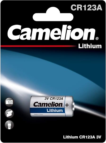 61A3Fpsop2L._AC_SY606_ Camelion CR123A Lithium Camera Battery - Image 1