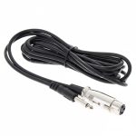 Microphone Wire Cable Audio Jack 6.35mm to XLR 3 Pin Connector 5m