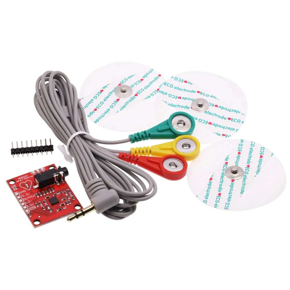 S84e6f0d6dbc44ae68e83e492e008a48el-1000x1000 Heart Rate Monitor ECG AD8232 - Image 1