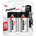 Energizer Alkaline Size-D 1.5V Battery 2 PCS (Made in China)